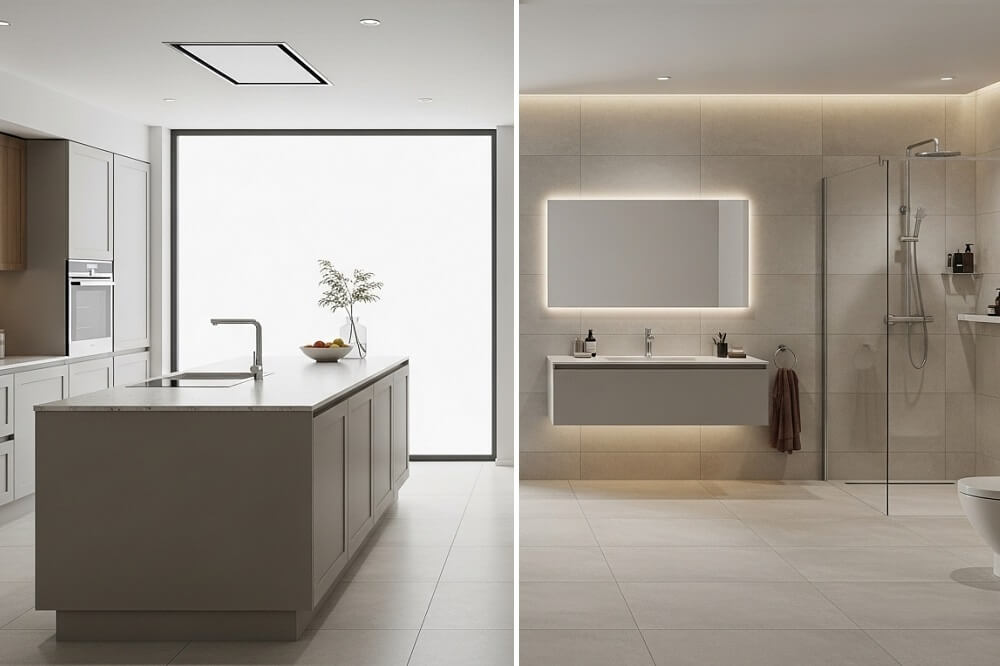 Trendovi u modernom uređenju kuhinje i kupatila